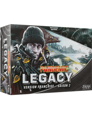 Pandemic Legacy : Saison 2  Noir ( FRAIS DE PORT INCLUS) le concept de la Pate a emporter 