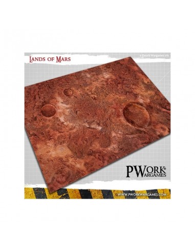 Tapis de jeu néoprène Lands of Mars 120x120cm Découvrez la collection