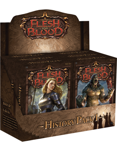 Flesh & Blood  : History Pack 1 Blitz Decks X6 en Francais En savoir plus