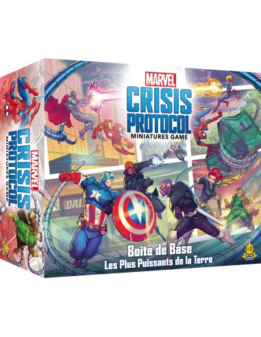 Marvel Crisis Protocol: Les Plus Puissants de la Terre (base)FRAIS DE PORT INCLUS (EN STOCK) 50% de réduction en Octobre 2024