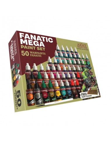 ARMY PAINTER - Warpaints Fanatic Mega Paint Set (LIVRAISON GRATUITE)(EN STOCK) destockage