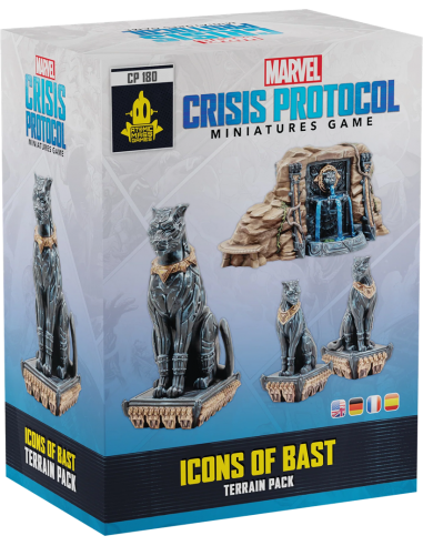 Marvel Crisis Protocol : Icons of Bast Terrain Pack (LIVRAISON GRATUITE)(EN STOCK) 50-70% off 