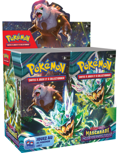 Pokémon EV06 : Booster (Display)Mascarade Crépusculaire (LIVRAISON GRATUITE) Pour