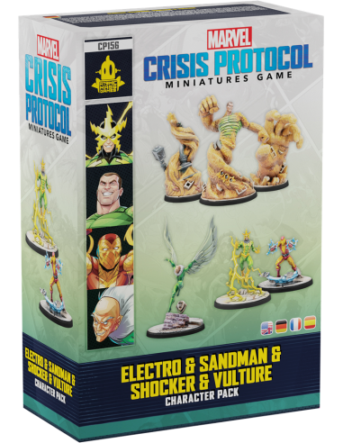 Marvel Crisis Protocol :Electro/Sandman/Shocker/Vulture (EN STOCK) s'inspire de l'anatomie humaine