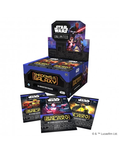 Star Wars Unlimited :  Ombres de la Galaxie boite de Boosters (x24) en Francais (EN STOCK LIVRAISON GRATUITE) en linge