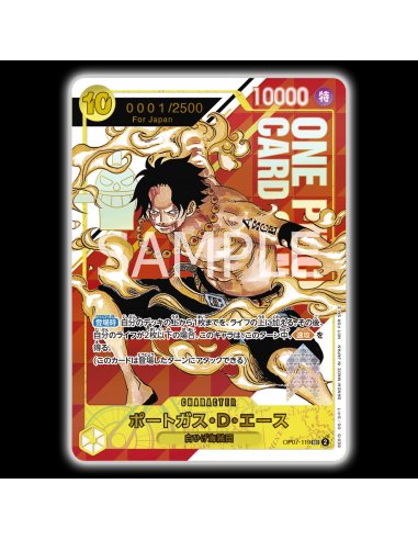 Portgas D. Ace Serial number OP07-119 (top 1 - winner) à prix réduit toute l'année