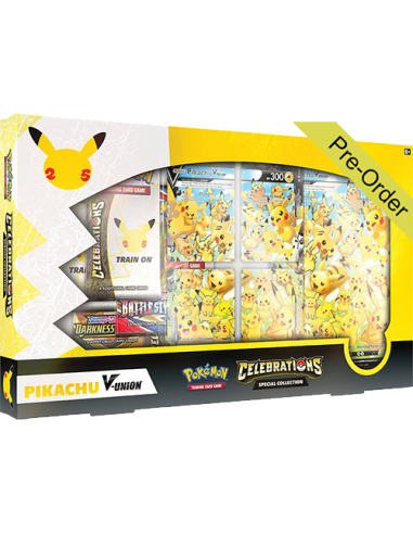 Coffret Célébration 25ans Pikachu V union FR français