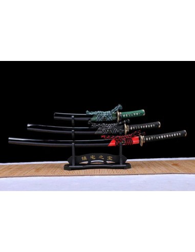 Pack Katana & Tanto & Wakizashi - Tonbo - Acciaio Damasco En savoir plus